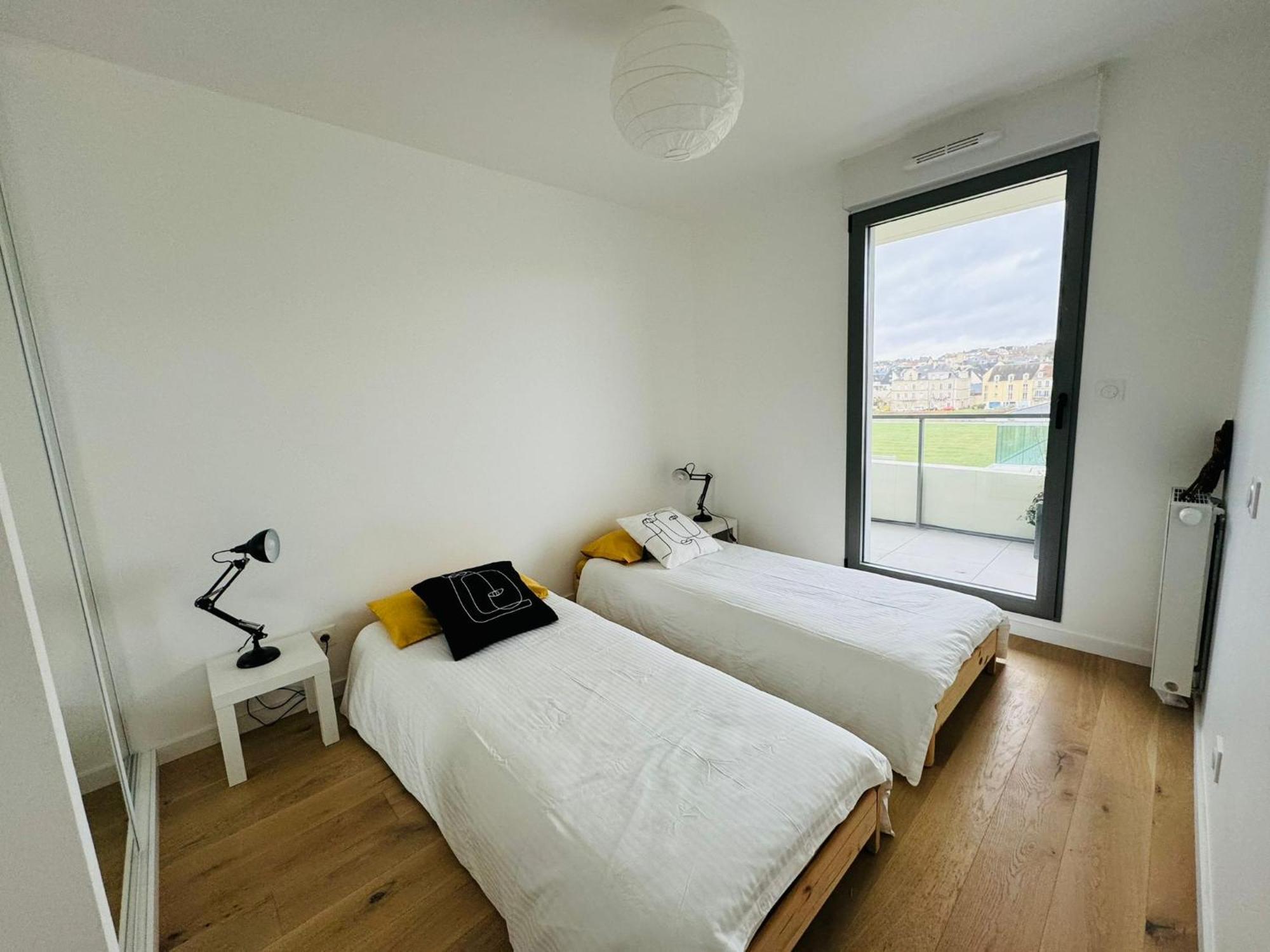 Presqu'Ile, Appartement Neuf Avec Balcon, Salle De Gym Et Parking Caen Eksteriør billede