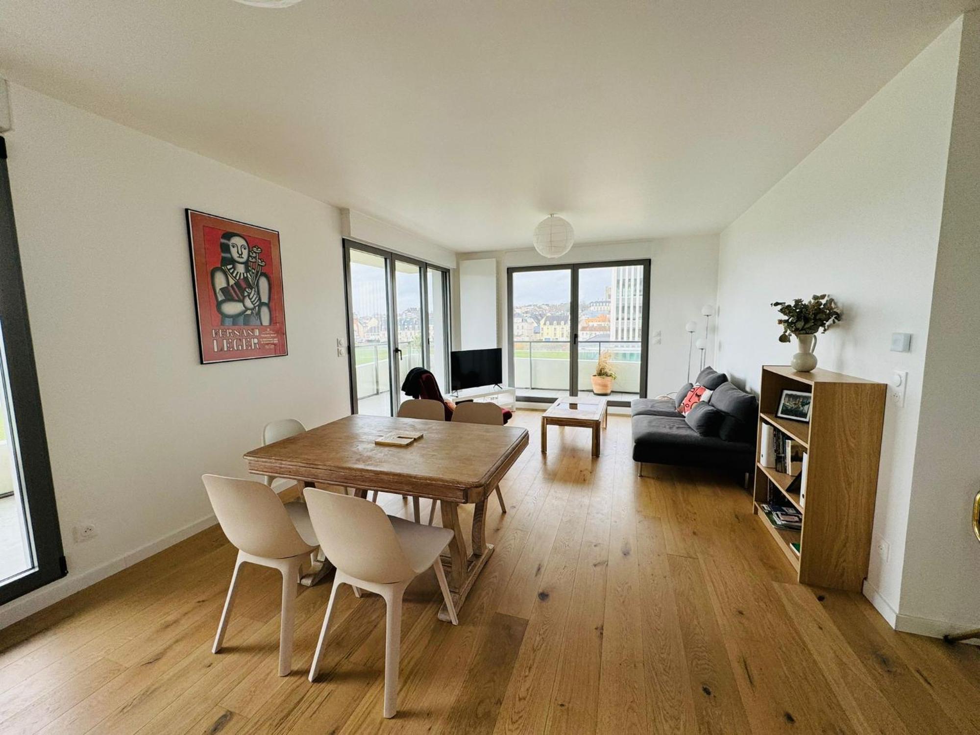 Presqu'Ile, Appartement Neuf Avec Balcon, Salle De Gym Et Parking Caen Eksteriør billede