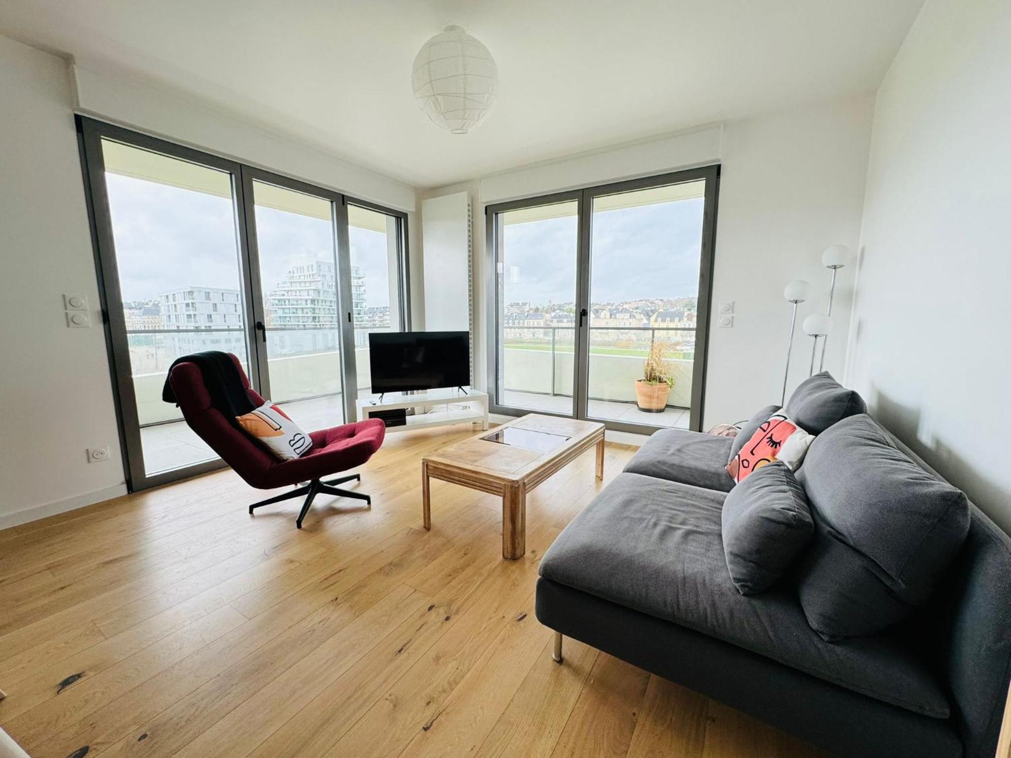 Presqu'Ile, Appartement Neuf Avec Balcon, Salle De Gym Et Parking Caen Eksteriør billede